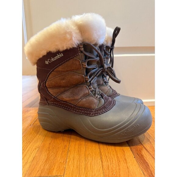 Columbia Sierra Summette Brown Insulated Snow Boots Women's Size 8 BL1371-255 - Picture 1 of 10
